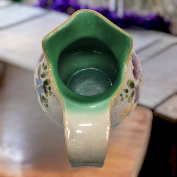 Vintage Royal Gouda Botanical Vase/ Pitcher - Picture 7 of 10